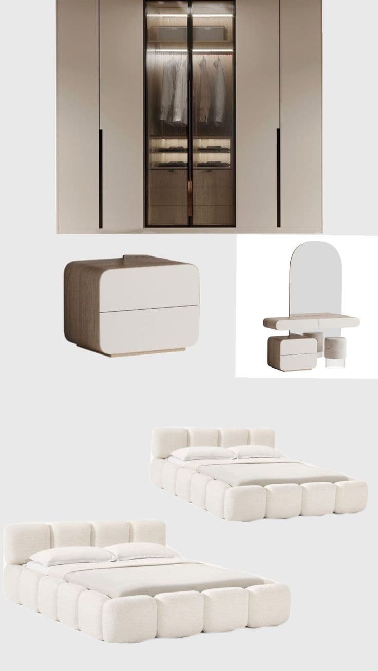 Inspiration coussins bouclé